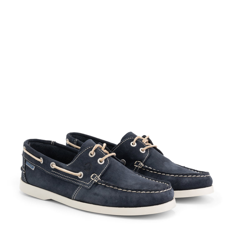 Penzance Men - Boat shoes - Suede - Navy FRD