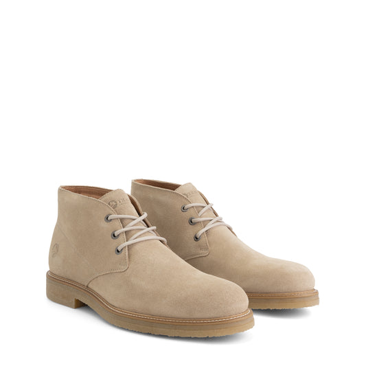 Redhill - Suede lace-up shoe - Men - Sand FRD