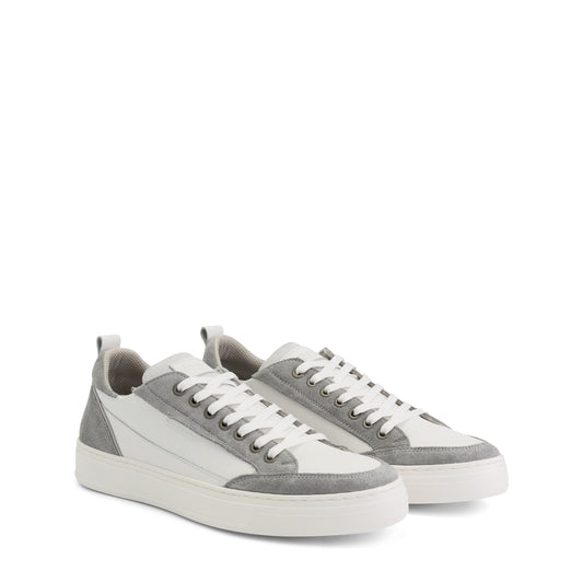 Croft Men - Sneakers - Leather - White/Grey FRD
