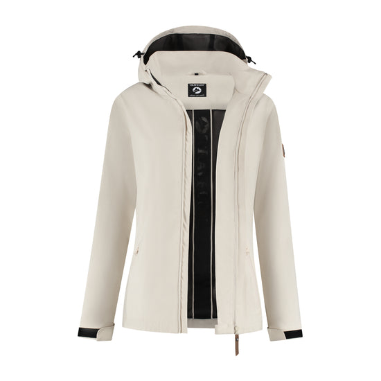 Alva Women - Hardshell jacket - Waterproof - Sand CVO