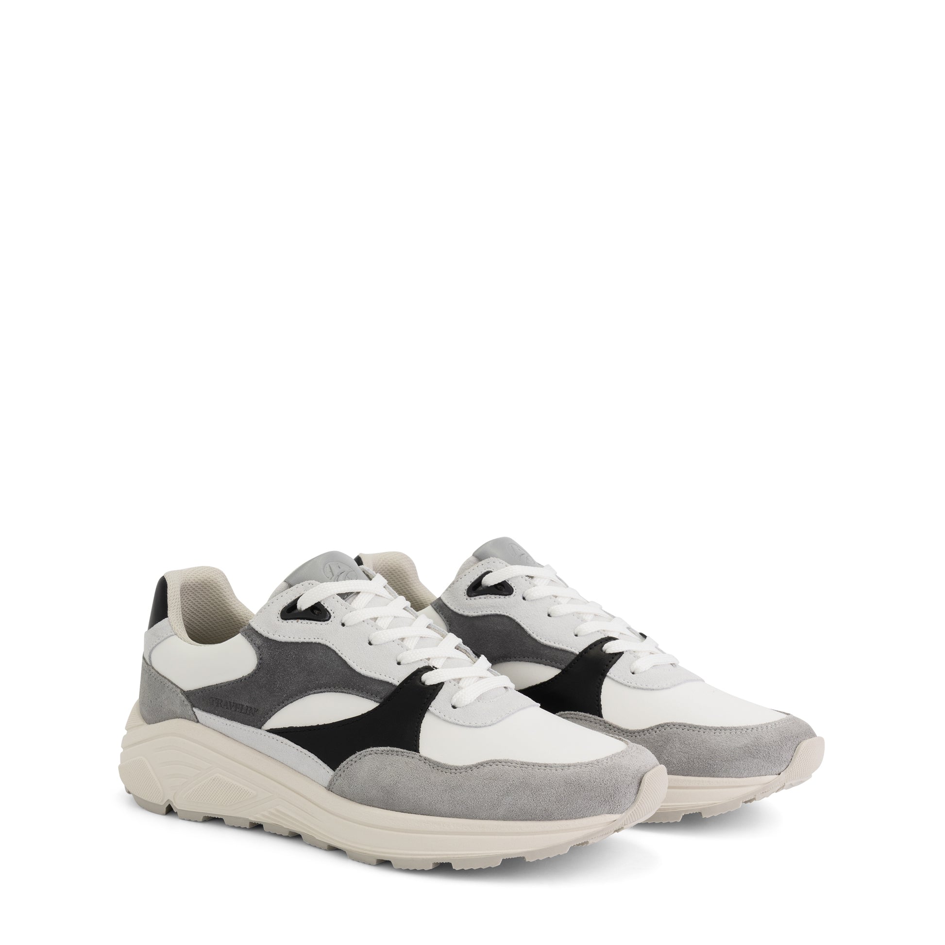 Rushden Men - Sneakers - Leather - Grey/Black FRD