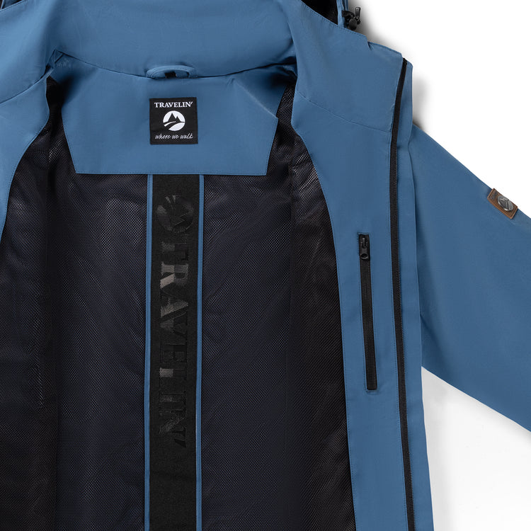 Aron Men - Hardshell jacket - Waterproof - Blue DCI