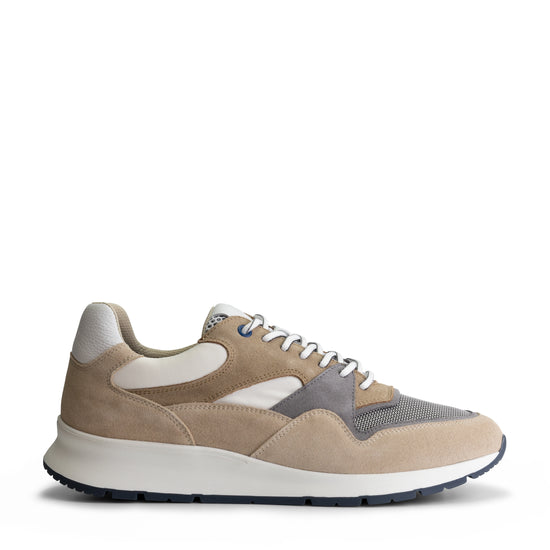 Ledbury Men - Sneakers - Leather and canvas - Sand R