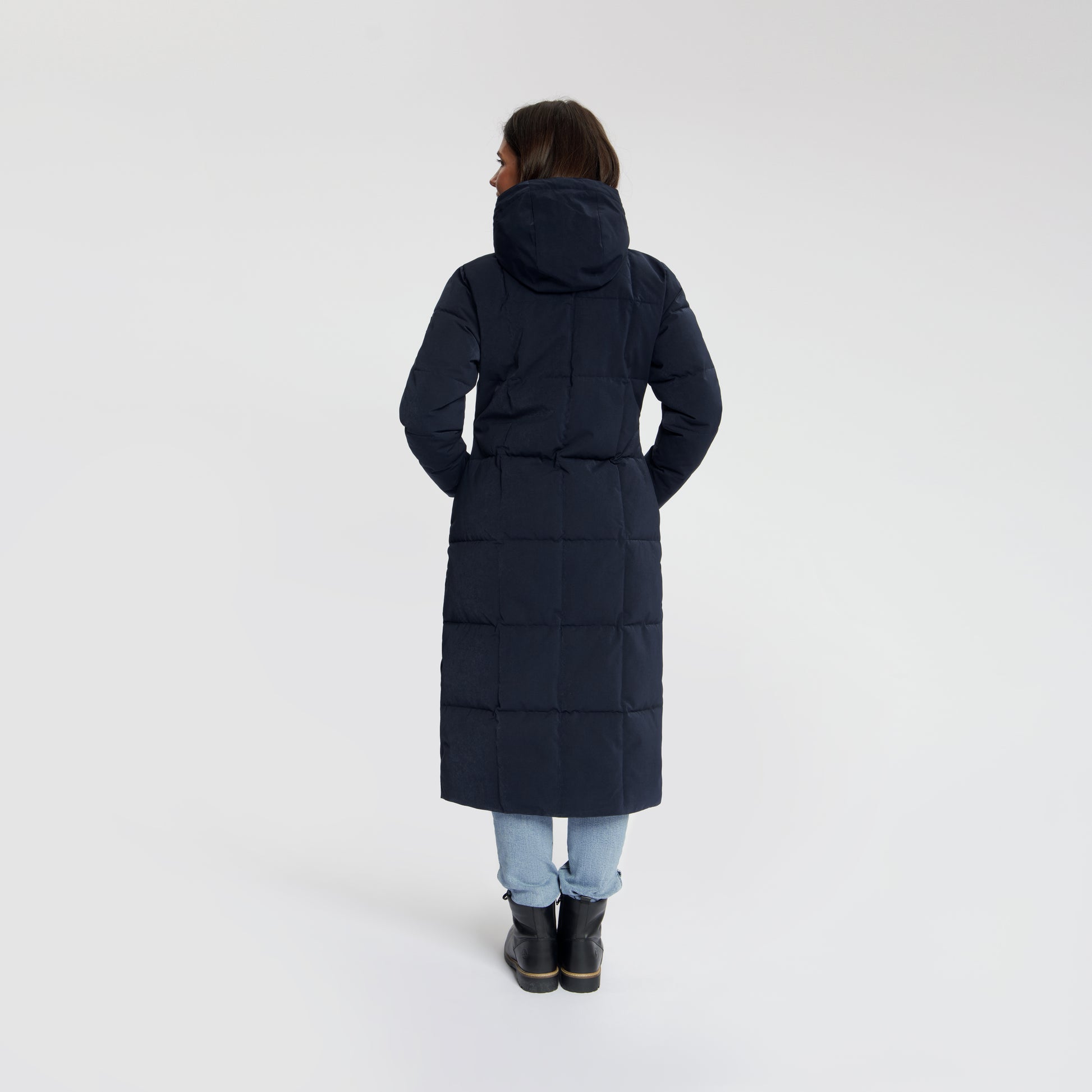 Andels Women - Puffer Winter Coat - Waterproof - Navy MV3