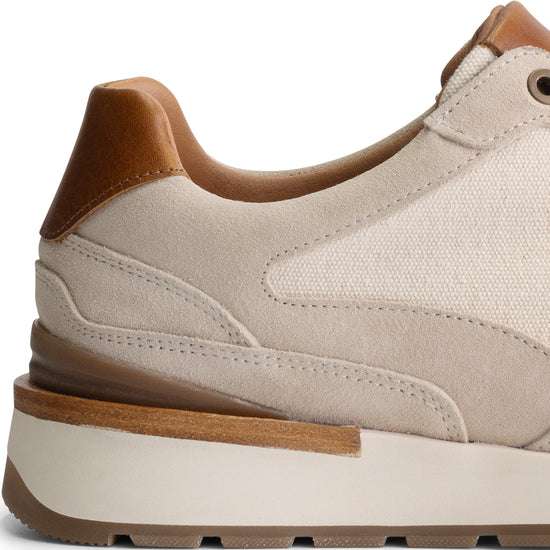 Newberry Men - Sneakers - Canvas and suede - White DFH