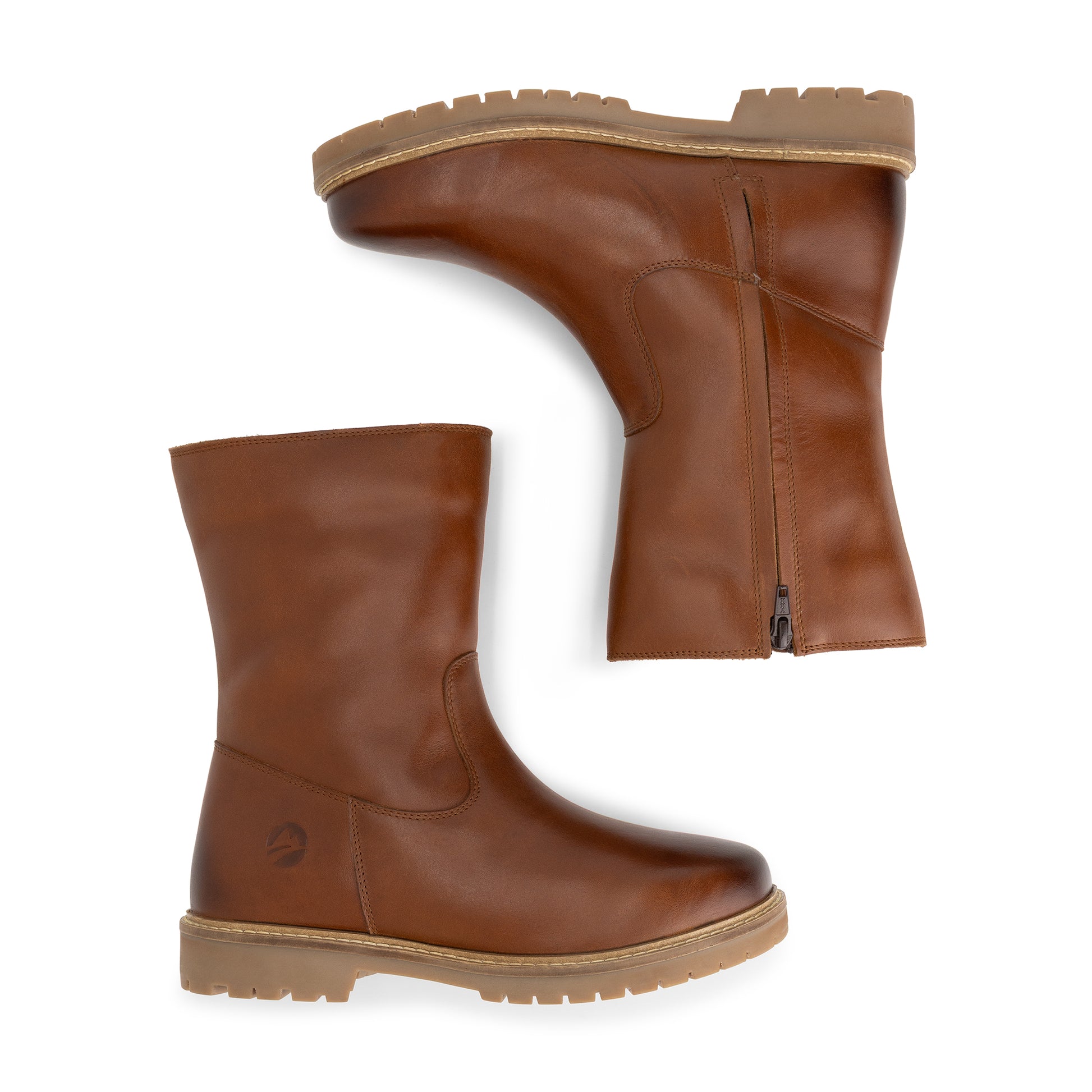 Bjornstad Women - Boots - Wool-lined - Cognac UPD