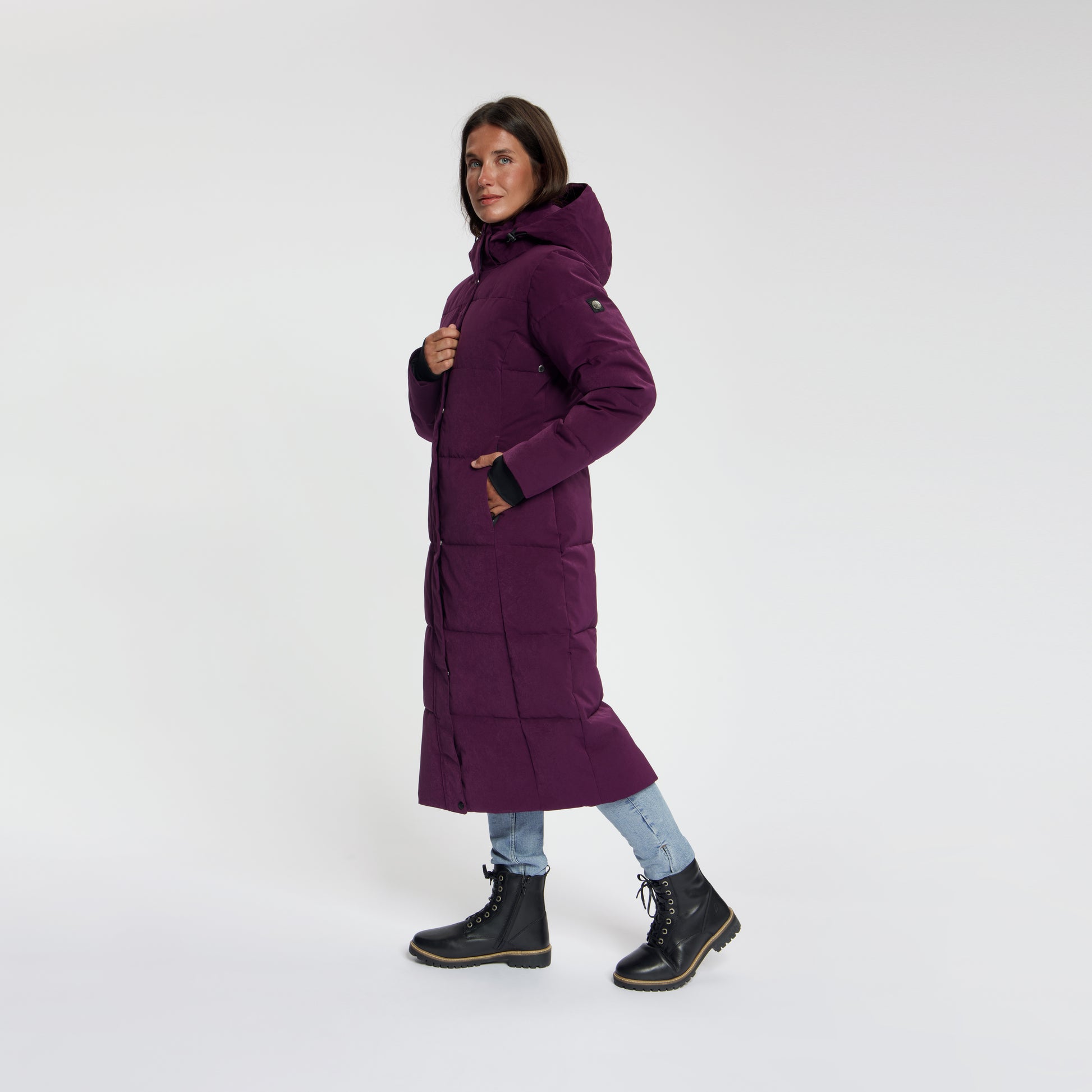 Andels Women - Puffer Winter Jacket - Waterproof - Purple MV2