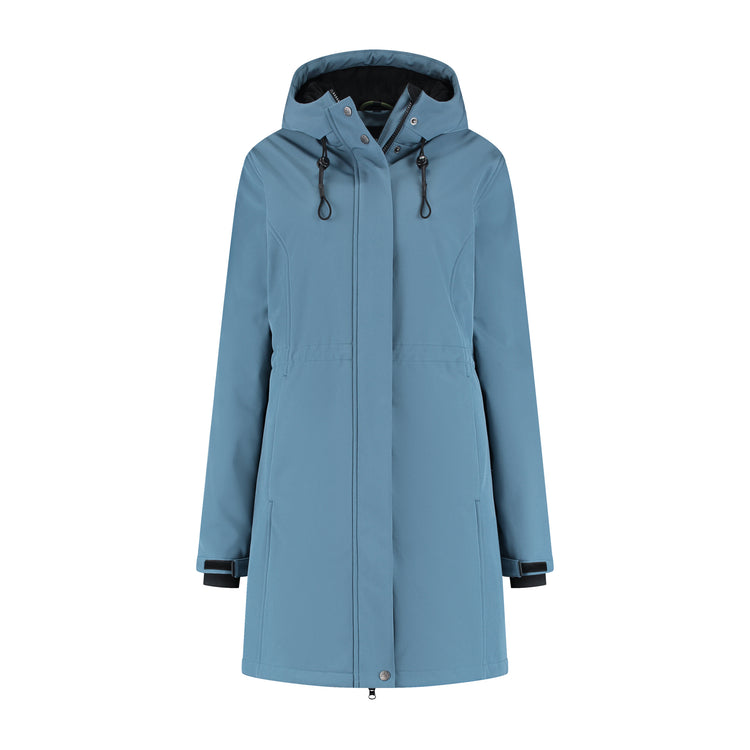 Elinor Women - Softshell Jacket - Waterproof - Blue F