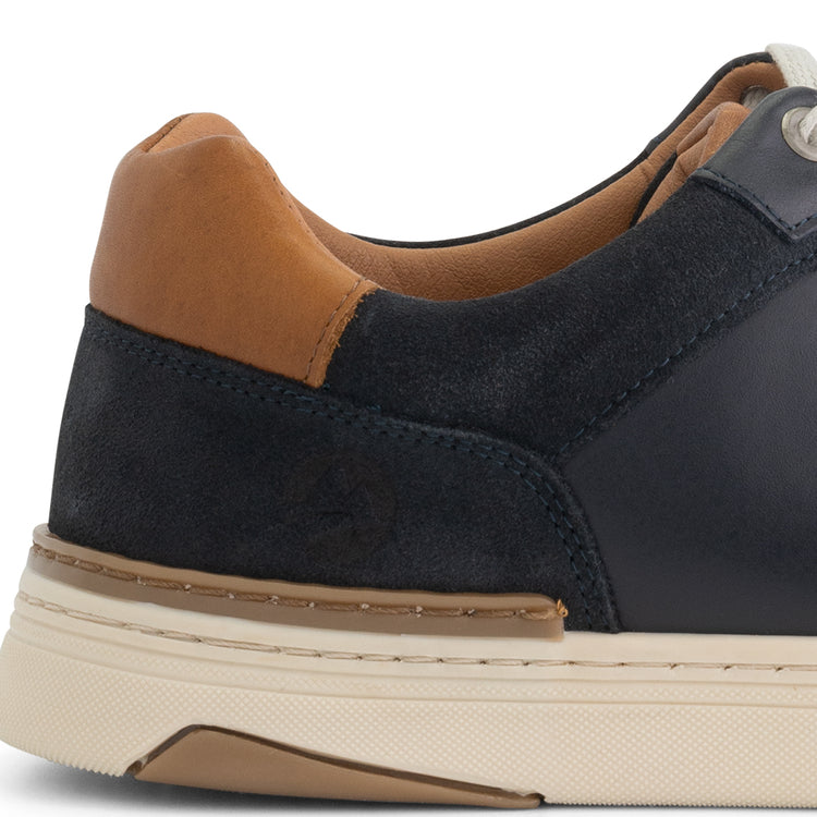 Burnham Men - Sneakers - Leather - Navy DFH