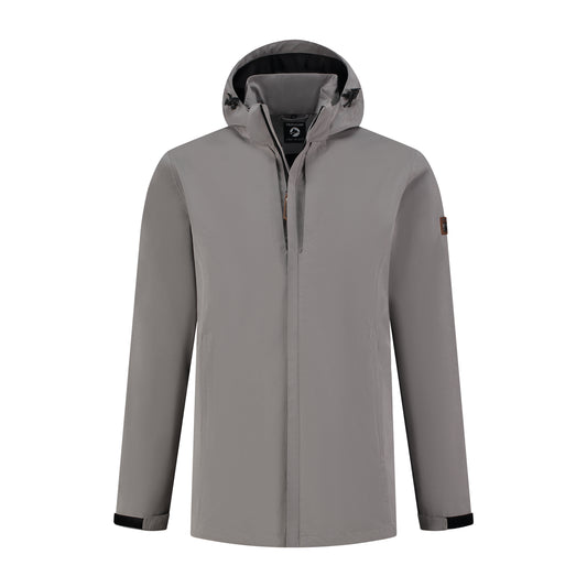 Davin Men - Softshell jacket - Waterproof - Grey F