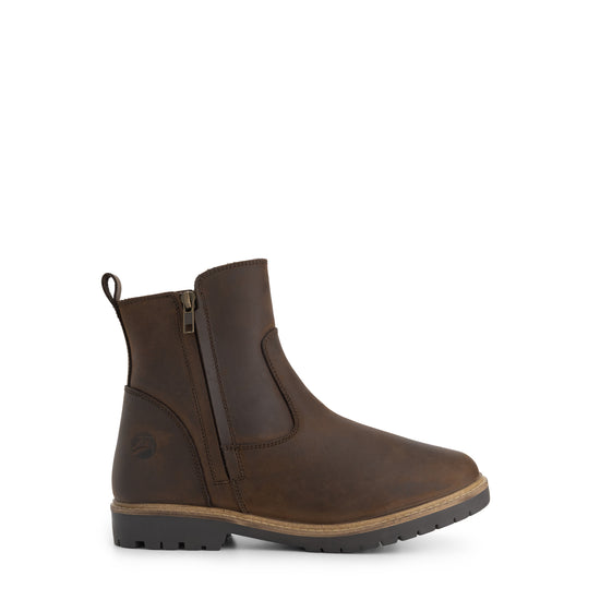 Brunoya Women - Ankle Boots - Wool-Lined - Dark Brown R