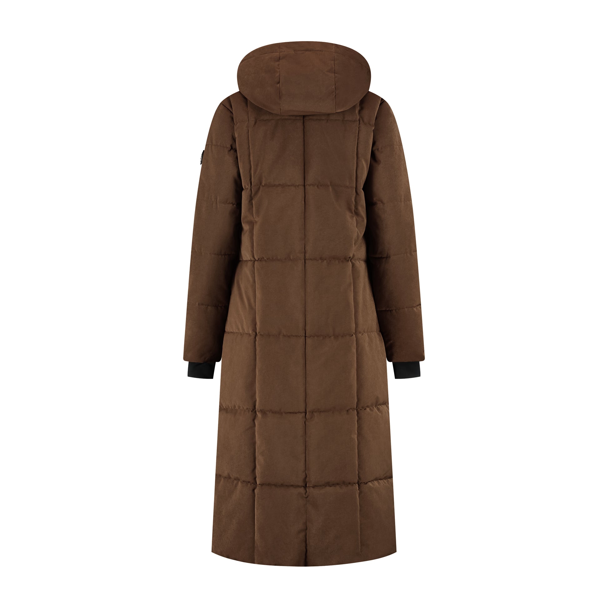 Andels Women - Puffer Winter Jacket - Waterproof - Dark Brown B