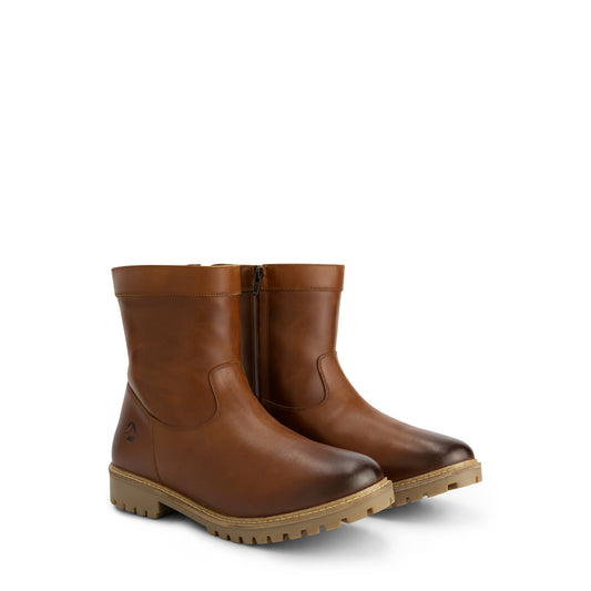 Travelin Odegard Men - Winter Boots - Wool-Lined - Cognac FRD