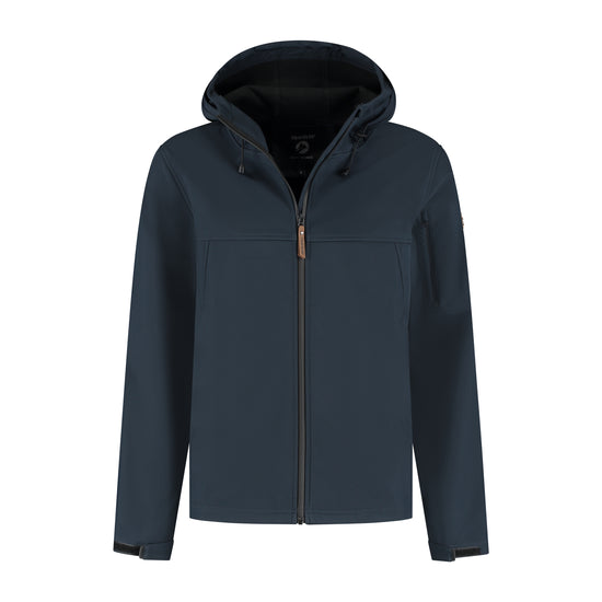 Stian - Waterproof softshell jacket - Men - Navy F