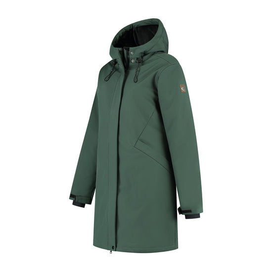 Elina Women - Softshell jacket - Padded - Dark green FL