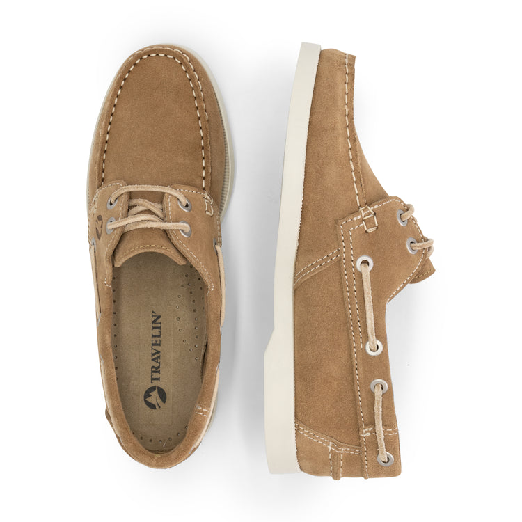 Penzance Women - Boat shoes - Suede - Light brown UPD