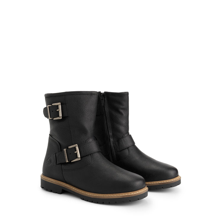 Trustrup Women - Biker boots - Wool-lined - Black FRD