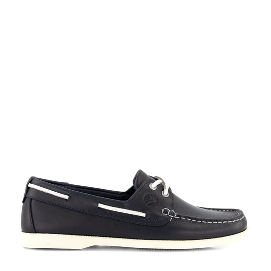 Exmouth Women - Boat shoes - Leather - Blue R