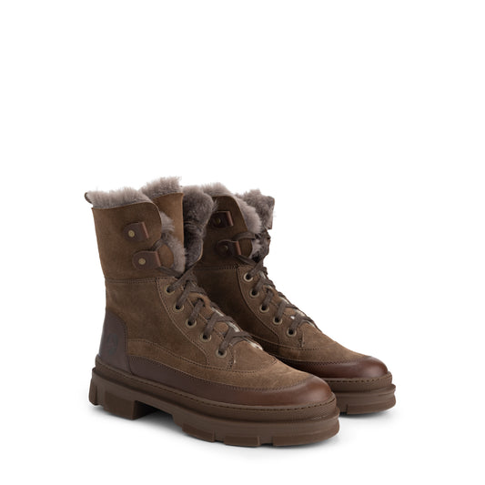 Tremblant Damen – Winterstiefel – Mit Wolle gefüttert – Dunkelbraun