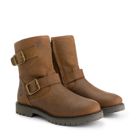 Vattrup Women - Boots - Suede - Cognac FRD