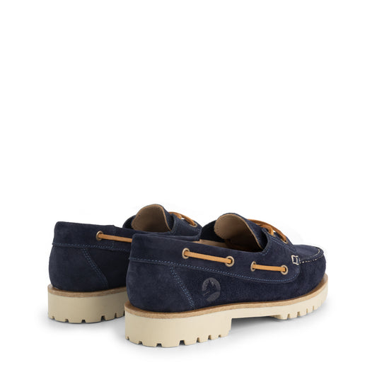 Skjern Men - Boat shoes - Suede - Navy BD