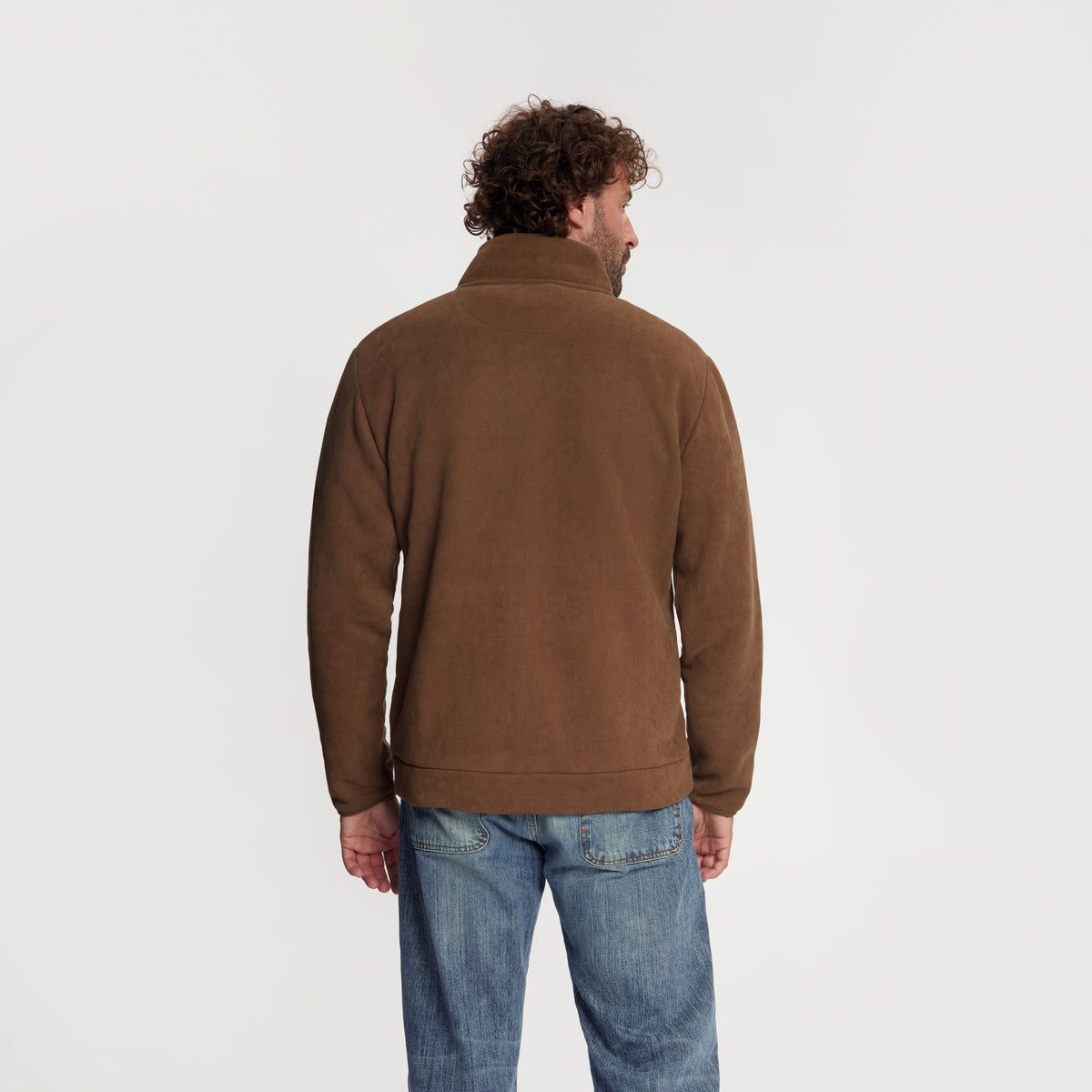 Rolf Men - Outdoor Vest - Fleece - Dark Brown MV3