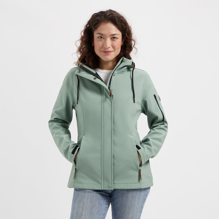 Malika - Waterproof softshell jacket - Women - Green MV