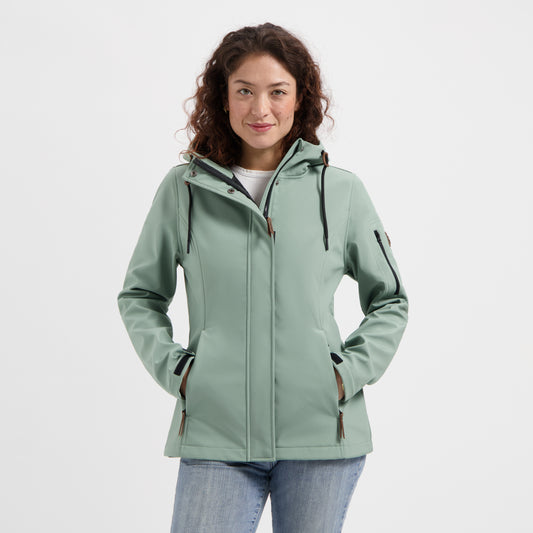 Malika Women - Softshell jacket - Waterproof - Green MV