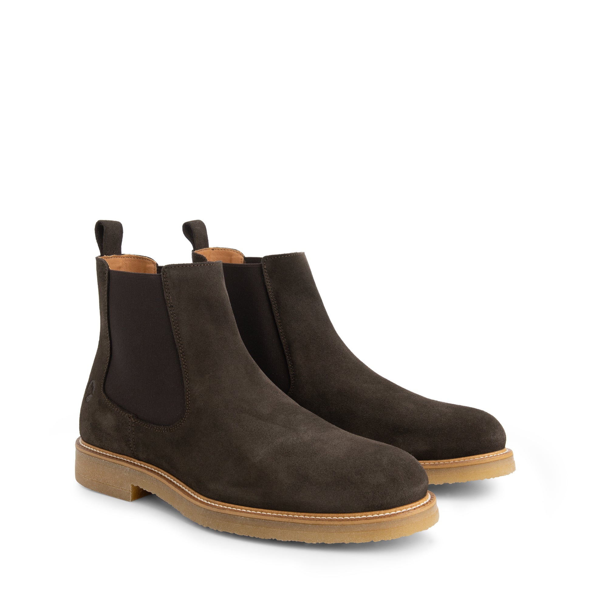Fowley Men - Chelsea boots - Leather - Dark brown FRD