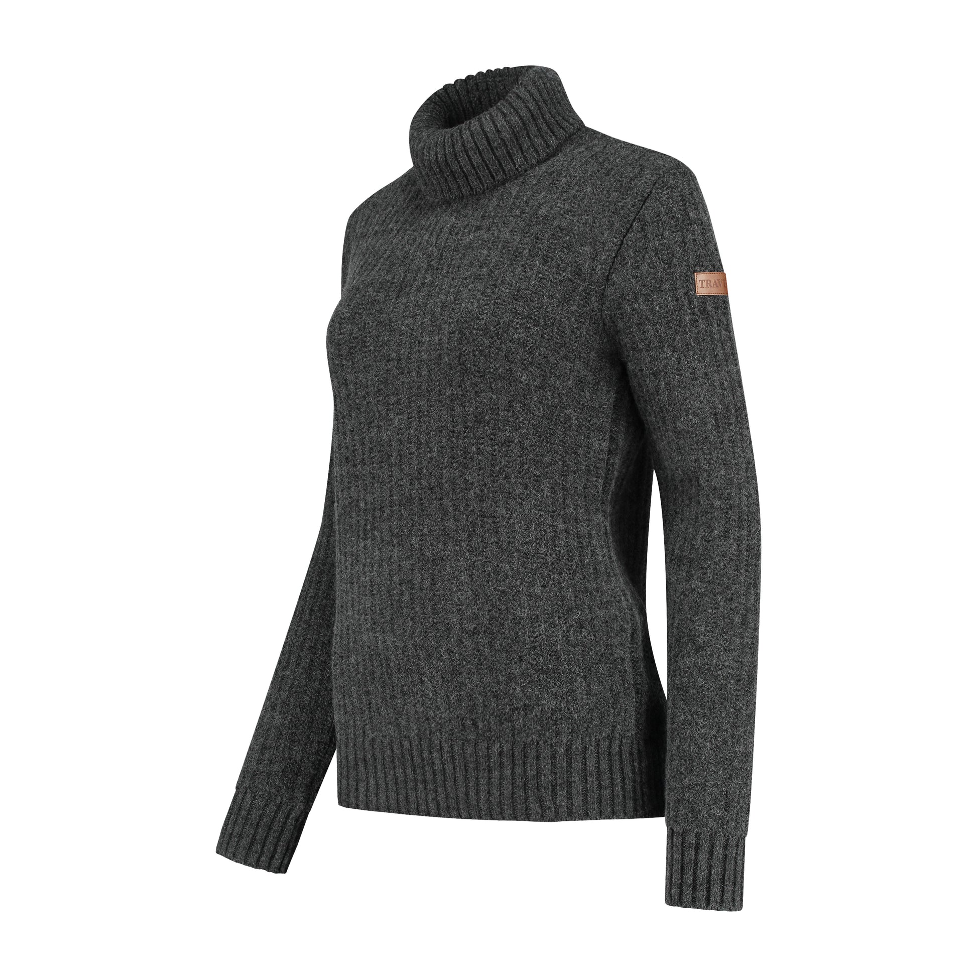 Turtleneck Boda Women - Knitted jumper - Antracite FL