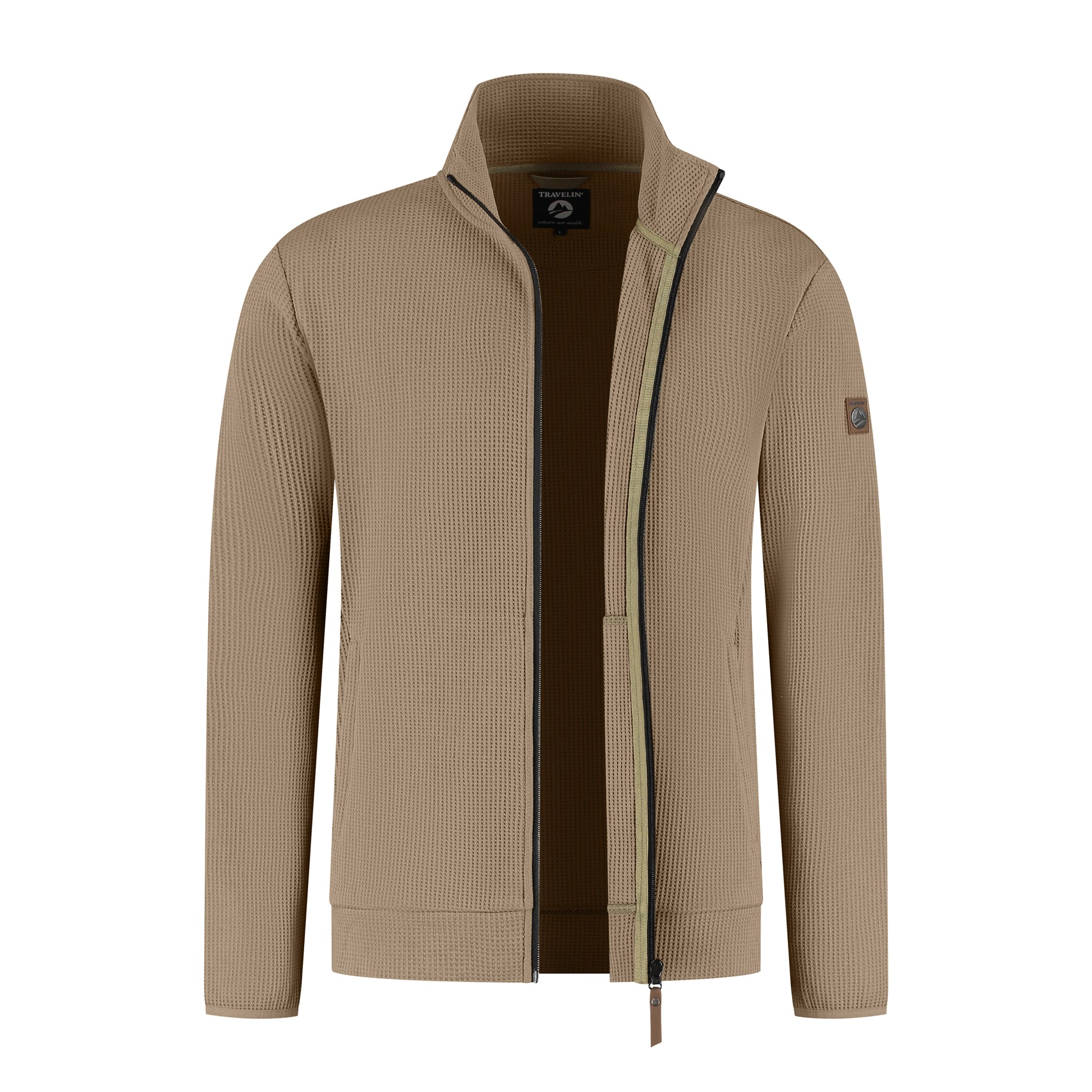 Pavo Men - Outdoor cardigan - Light brown CVO