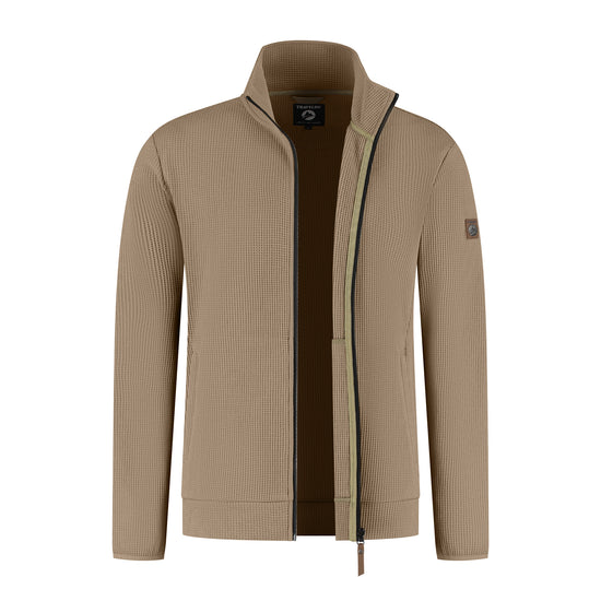 Pavo Men - Outdoor cardigan - Light brown CVO