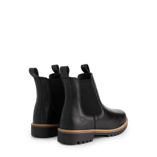 Hemsedal Men - Chelsea Boots - Wool-Lined - Black BD