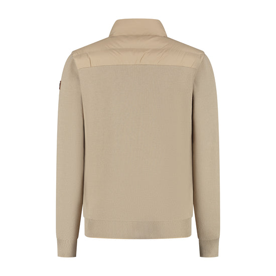 Damian Men - Outdoor cardigan - Padded - Sand B