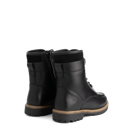 Tronstad Women - Lace-up boots - Wool-lined - Black BD