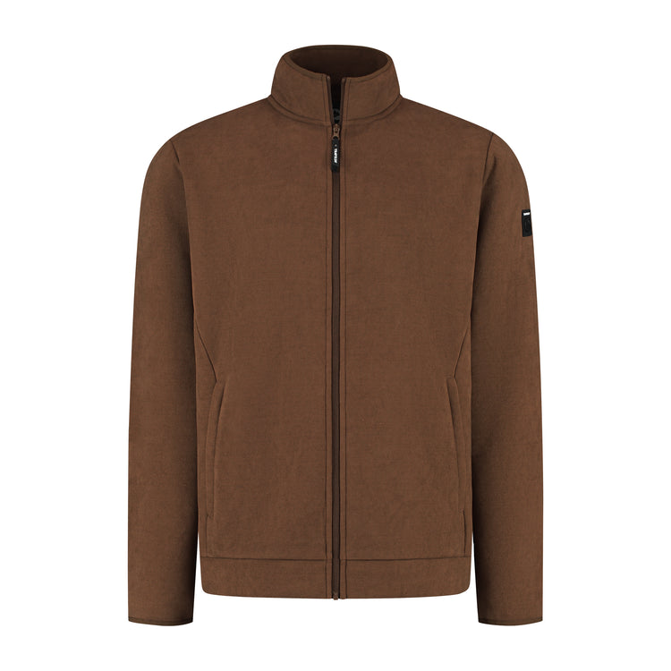 Rolf Men - Outdoor Vest - Fleece - Dark Brown F