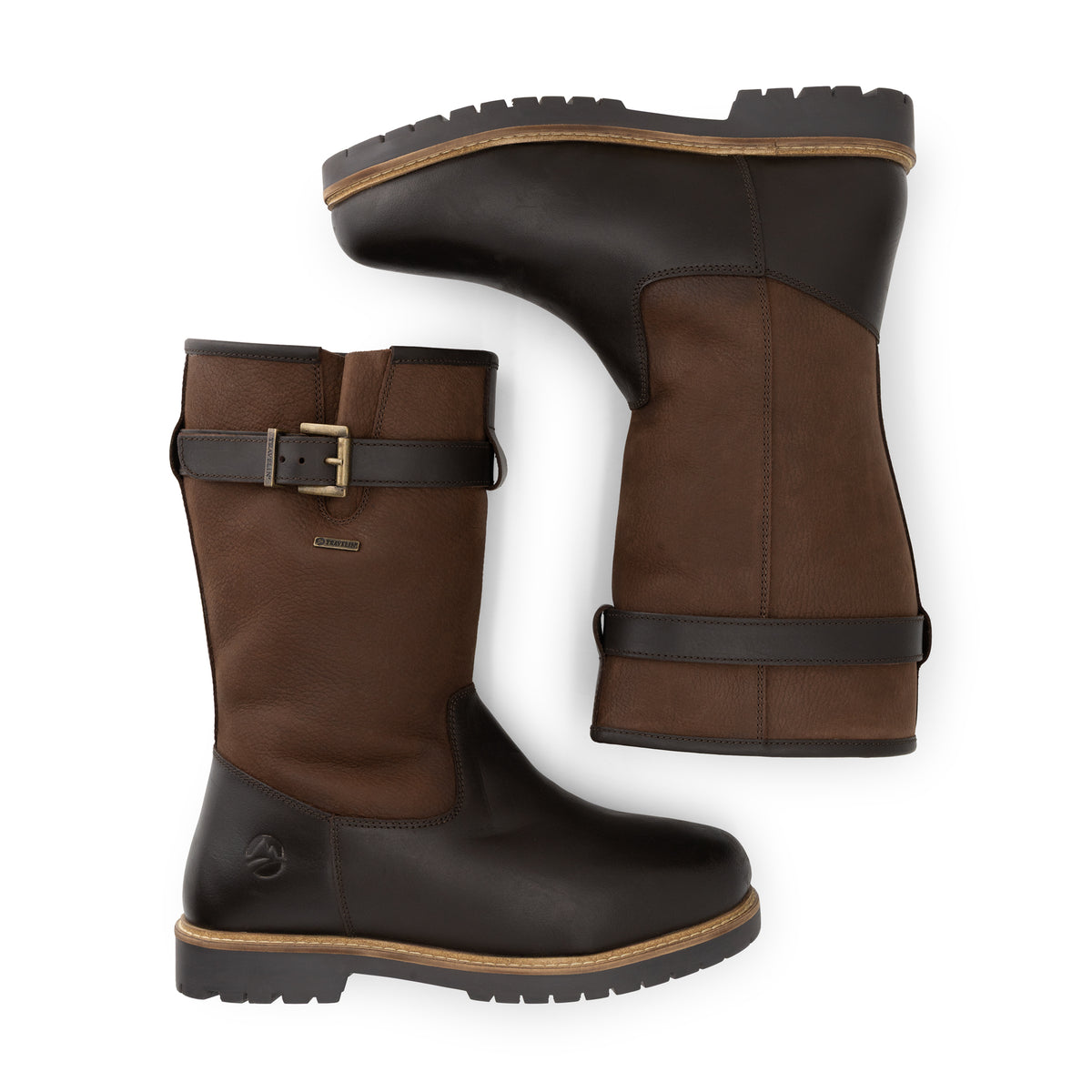 Frostad Men - Outdoor Boots - Wool-Lined - Dark Brown UPD