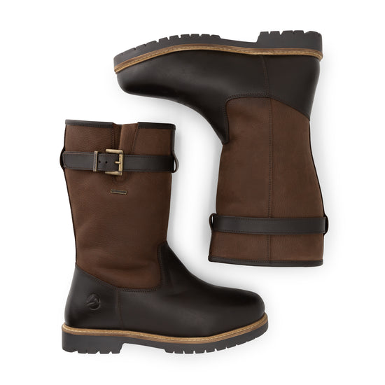 Frostad Men - Outdoor Boots - Wool-Lined - Dark Brown UPD