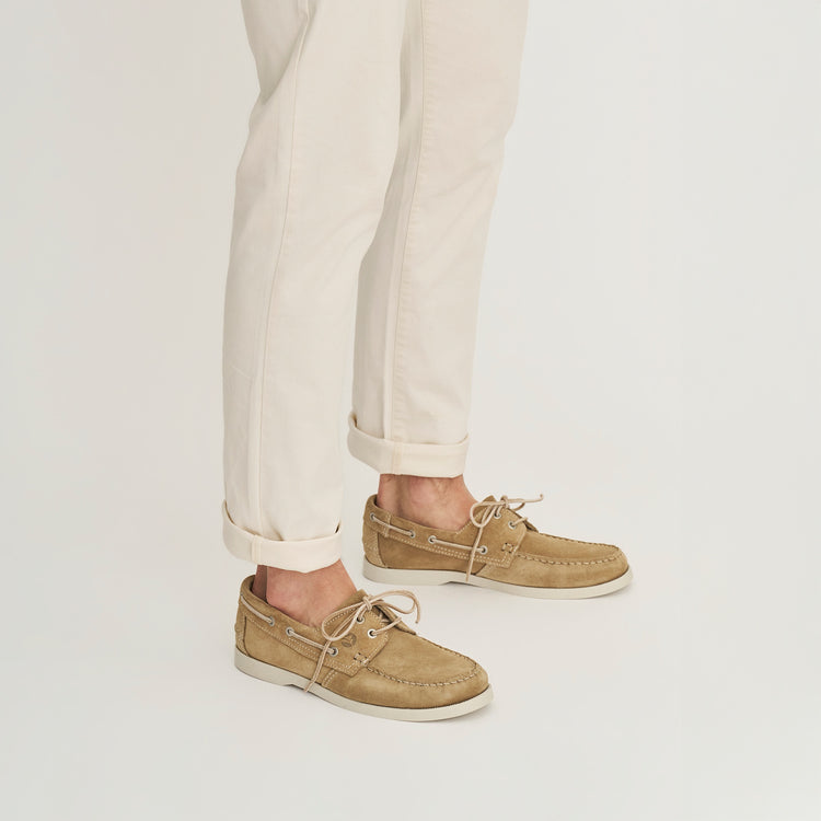 Krokvag Men - Boat shoes - Suede - Light brown MV