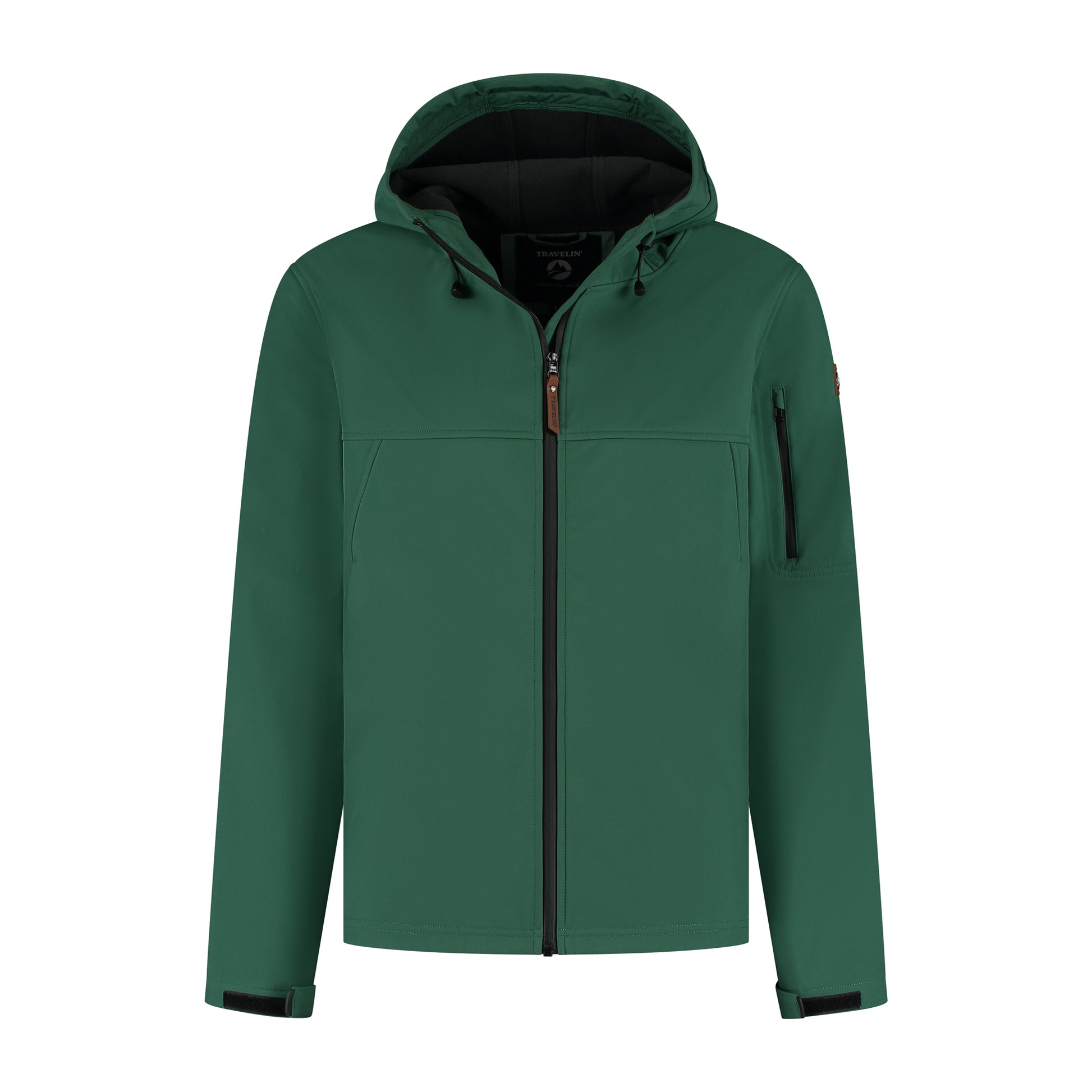 Stian - Waterproof softshell jacket - Men - Dark green F