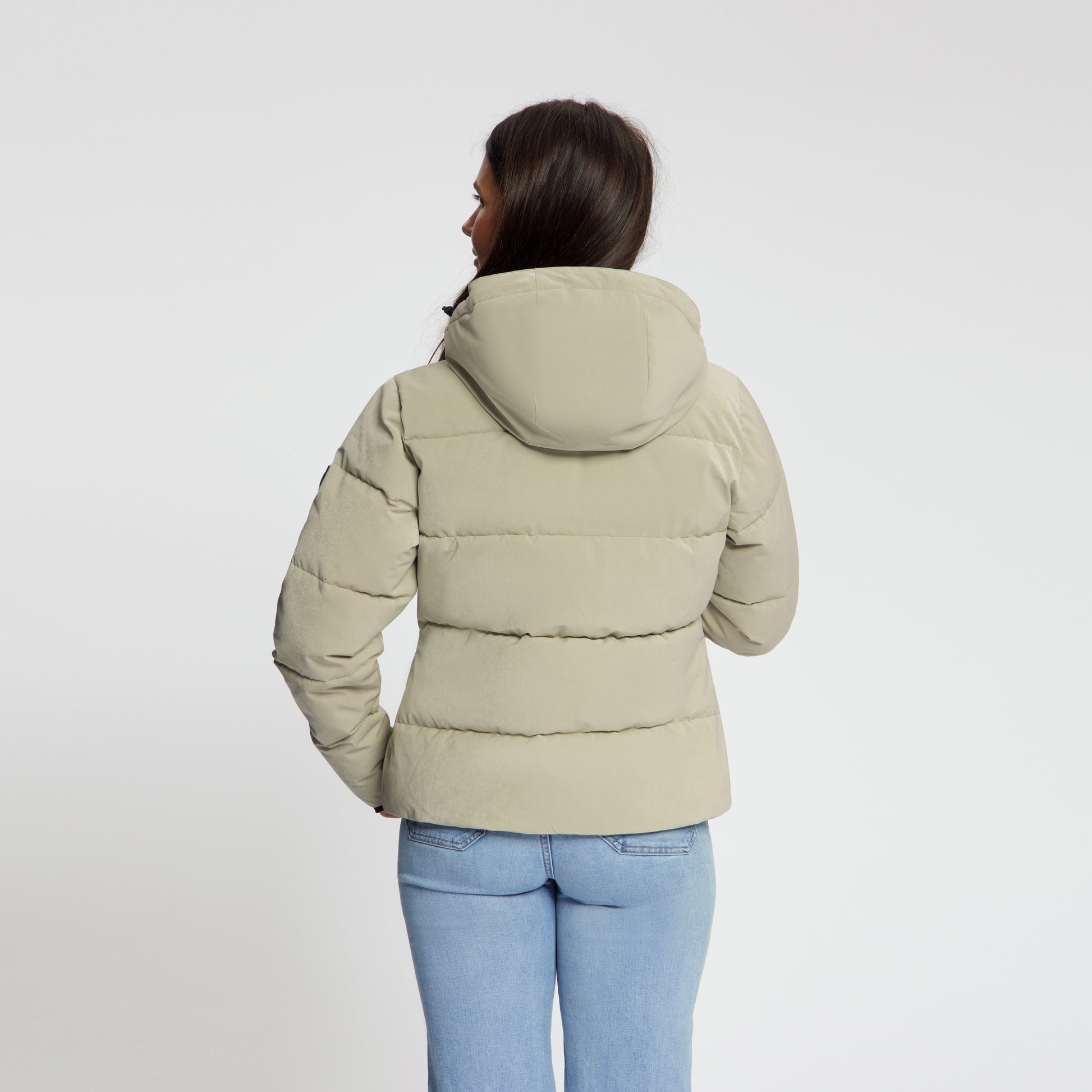 Agnes Women - Puffer Winter Coat - Waterproof - Light Brown MV3