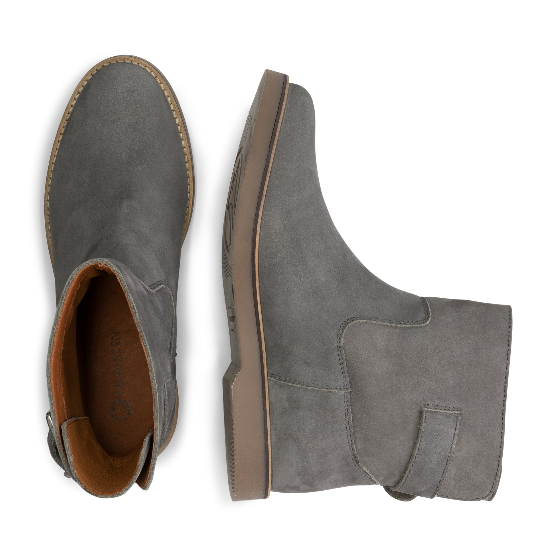 Louargat Women - Ankle Booties - Leather - Grey UPD