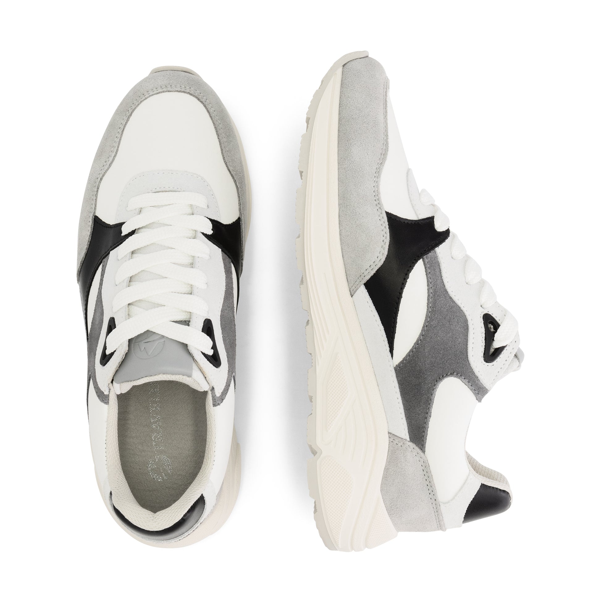 Royston - Leather sneaker - Women - Light grey UPD