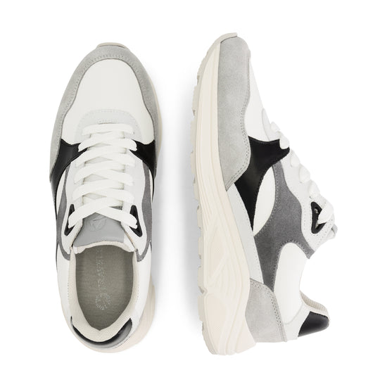 Royston - Leather sneaker - Women - Light grey UPD