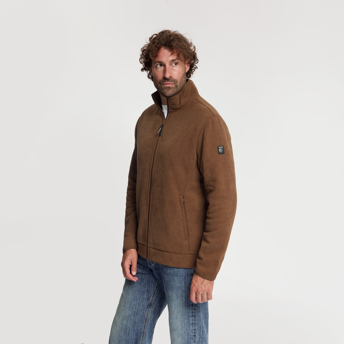 Rolf Men - Outdoor Vest - Fleece - Dark Brown MV2