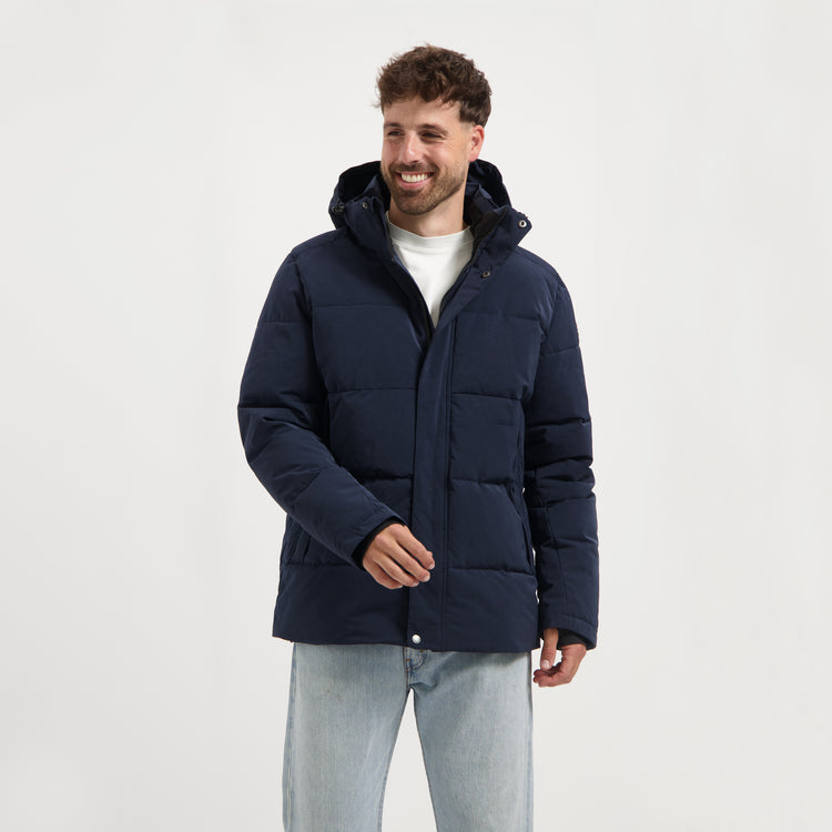 Sverger Men - Puffer jacket - Water-resistant - Navy MV