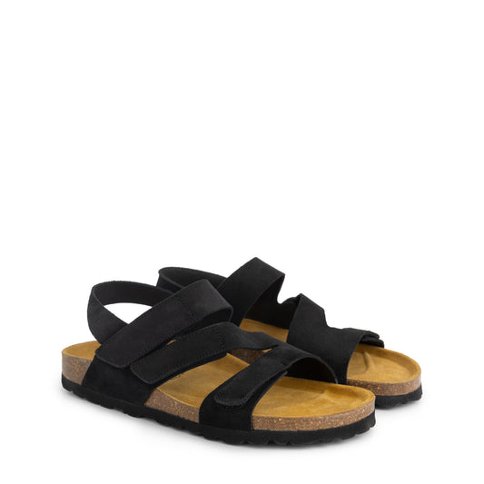 Harvik Women - Sandals - Suede - Black FRD
