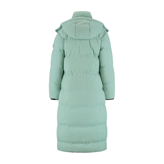 Umea Women - Puffer Winter Jacket - Corduroy - Green B
