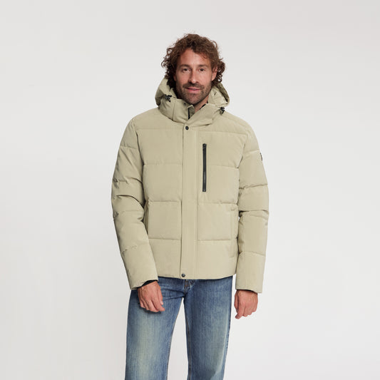 Amot Men - Puffer Winter Jacket - Waterproof - Light Brown MV
