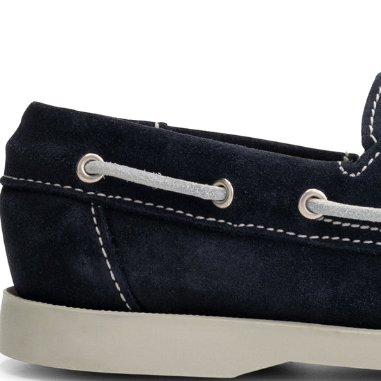 Foss Kids - Boat shoes - Suede - Navy DFH